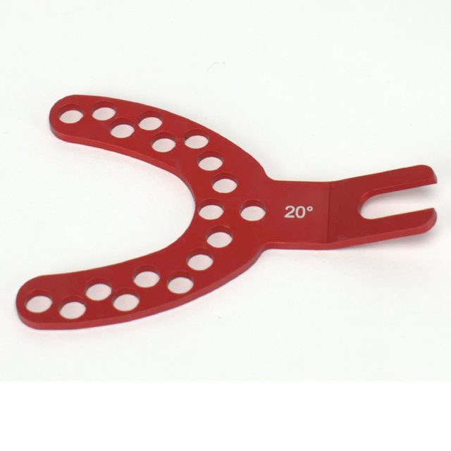 Bissgabel 20 Grad rot  2x5St