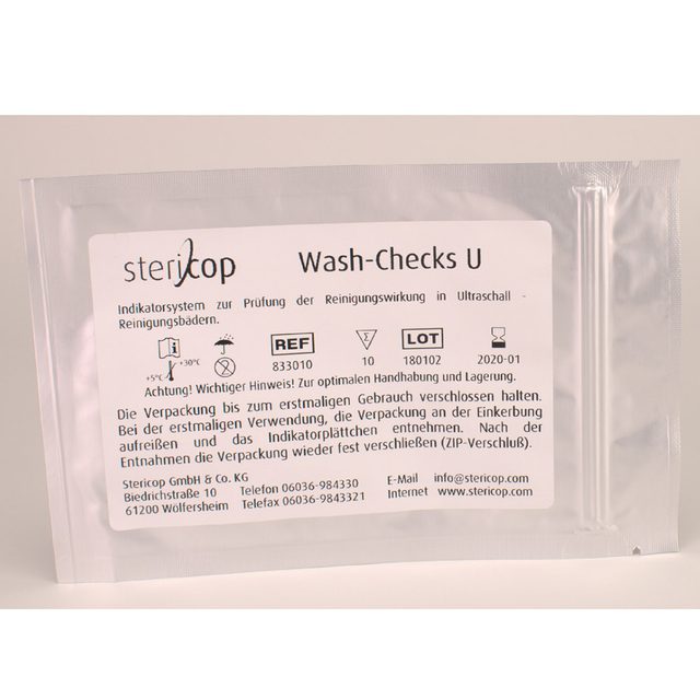 Wash-Checks Sensor pink   10St