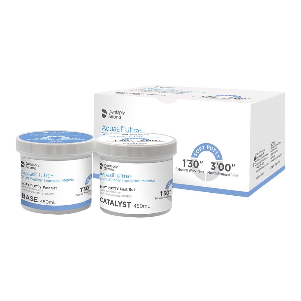 Aquasil Ultra+ Soft Putty Fast Set, 2 x 450 ml