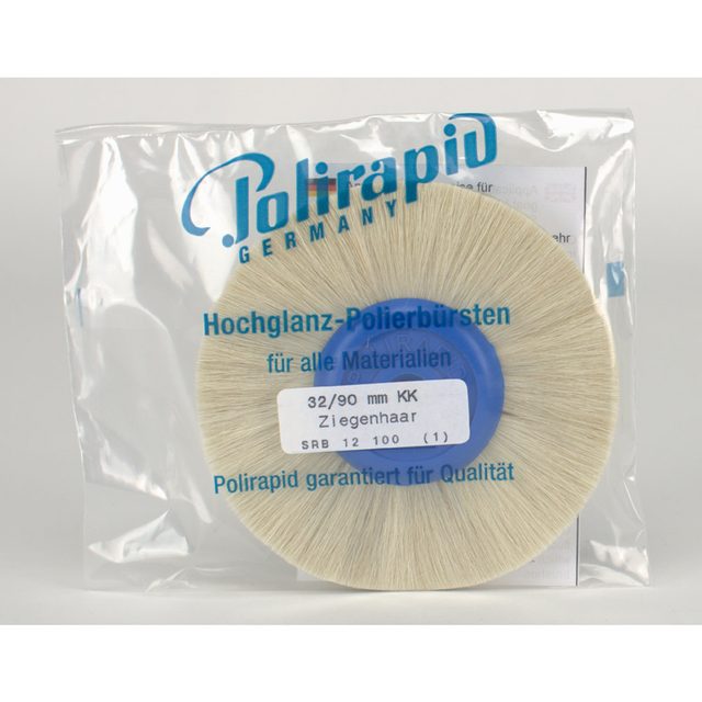Rundbürste Ziege weiss  KK D.90mm St