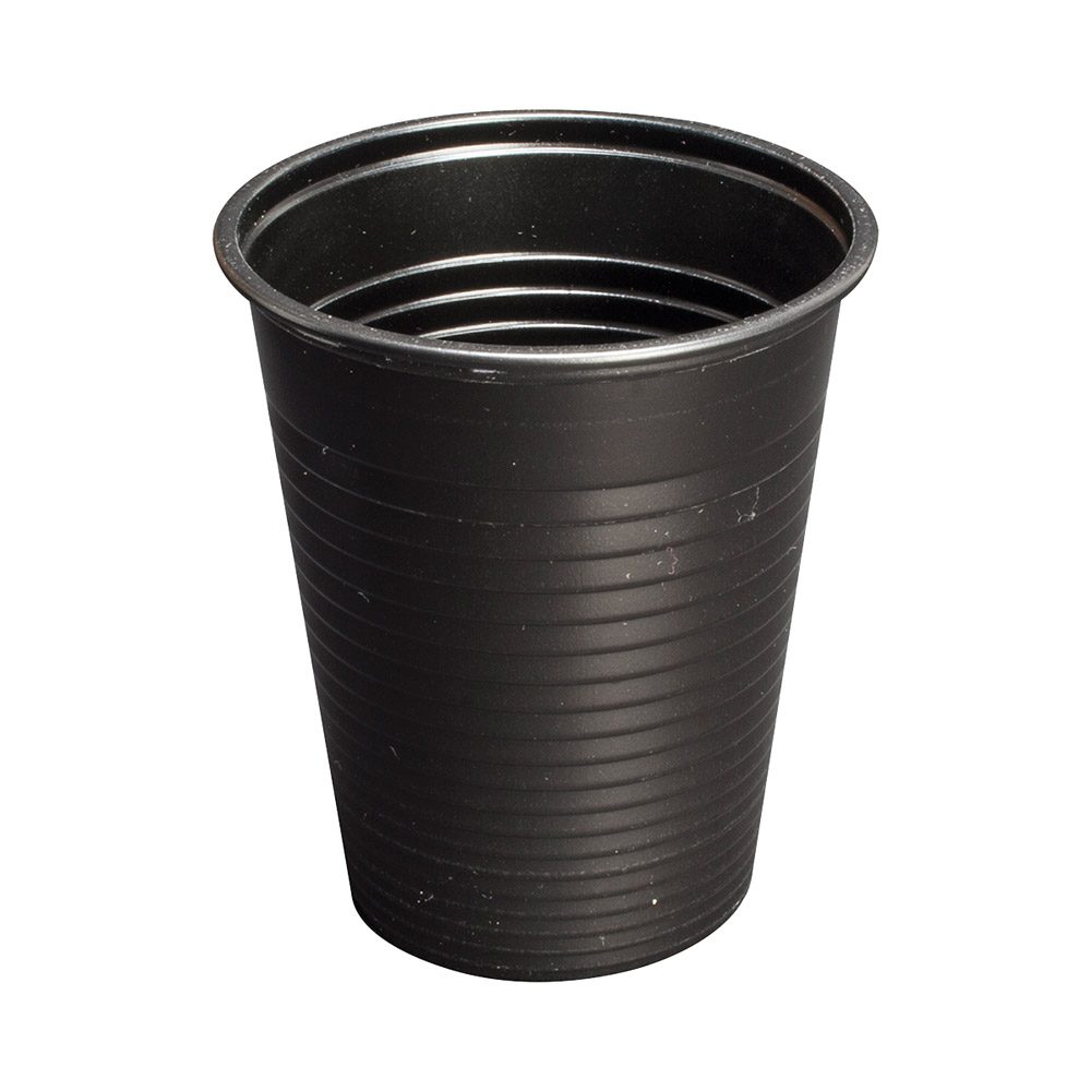 Monoart Trinkbecher schwarz 180ml 1000St