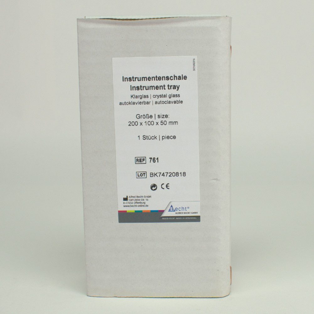 Instrumentenschale klar 761, Stück