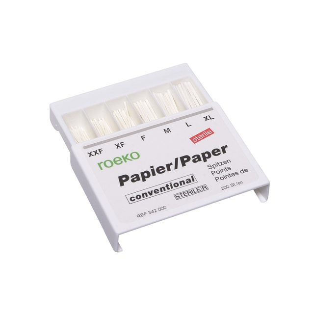Papierspitzen weiss conventionalmittel, 120 Stück