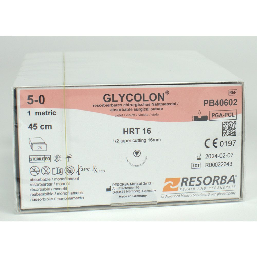 Glycolon violett 5/0 HRT16   2Dtz