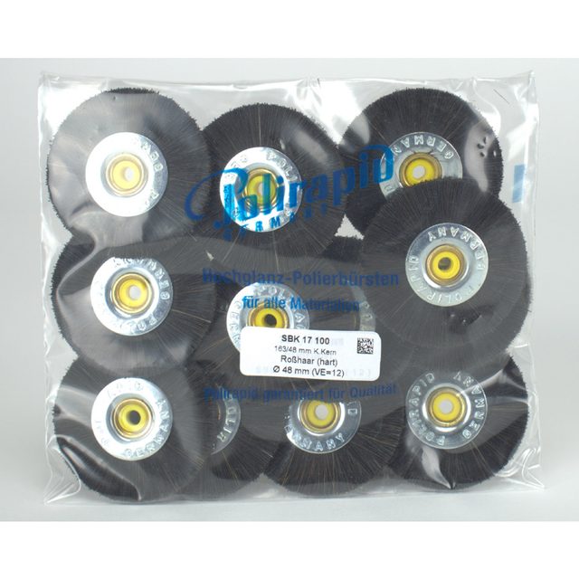 Schmalbürste KK Rosshaar hart Ã48mm Dtz