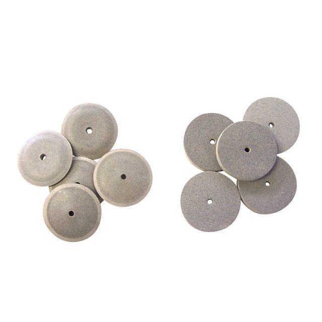 Dedeco Gummipol. Rad weiss  22mm 100St