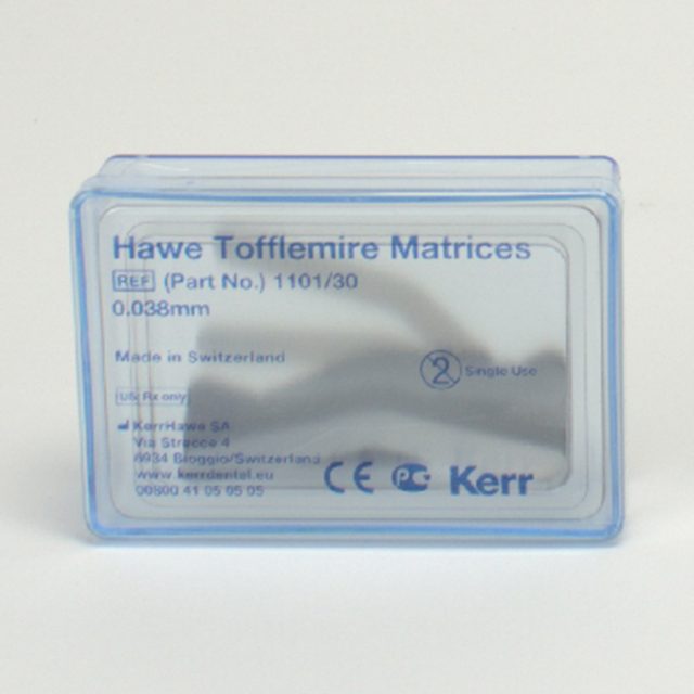 Tofflemire Matrizen 1101 Hawe, 30 Stück
