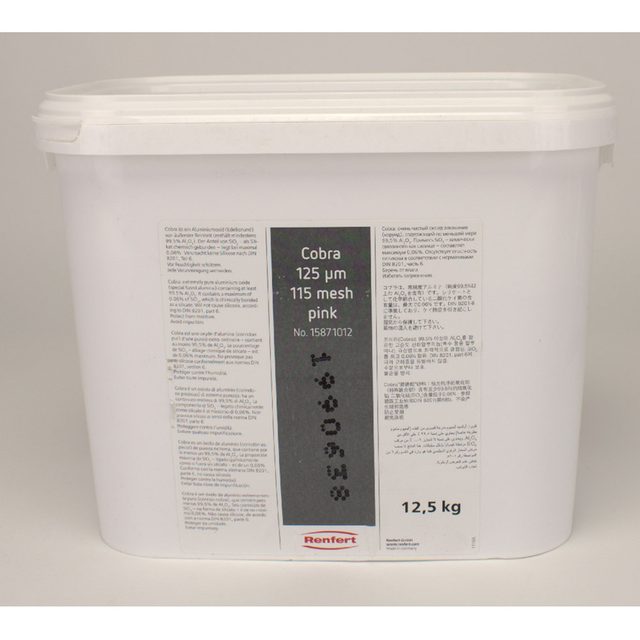 Cobra Aluoxyd 125 my rosa, 12,5 kg