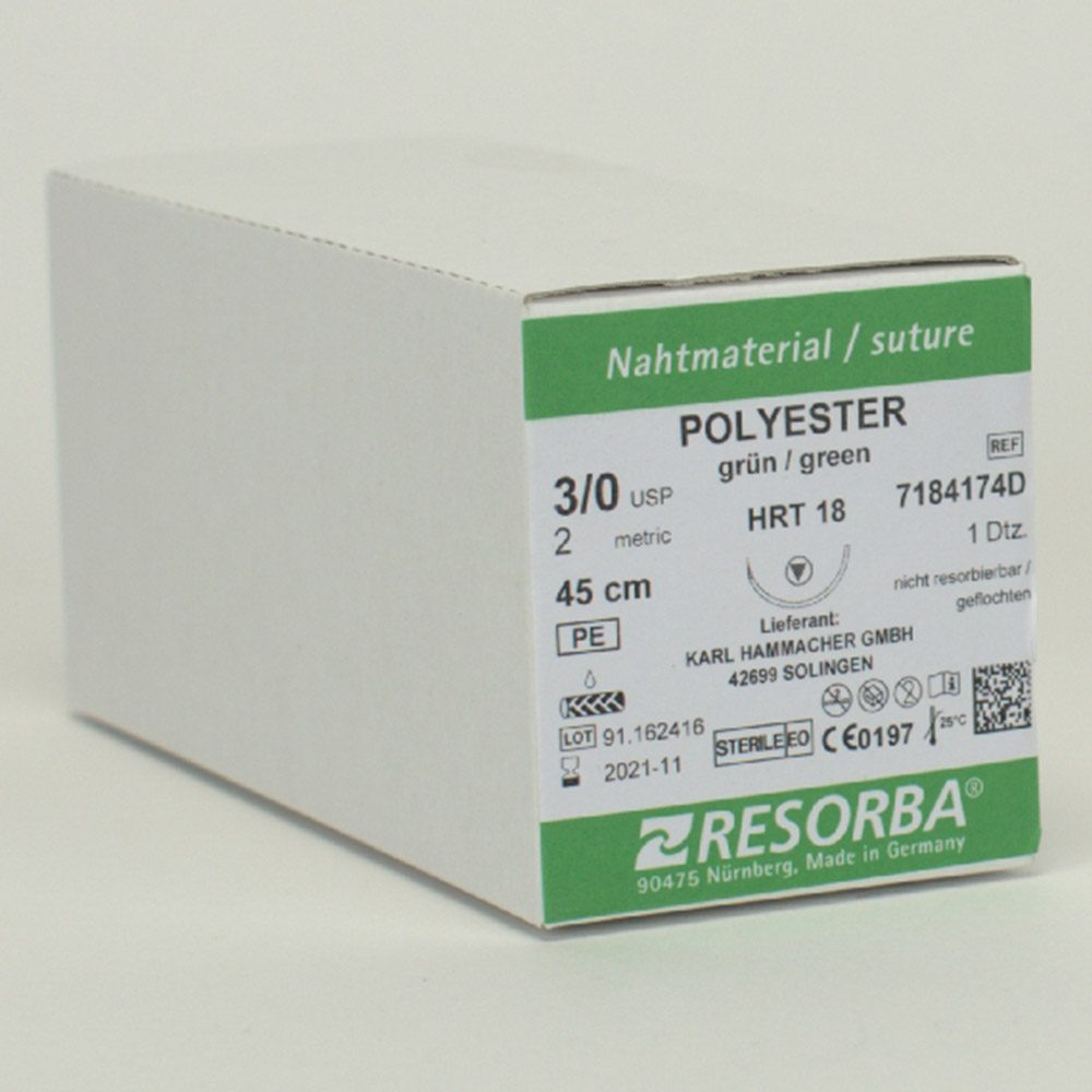 Resorba Polyester 3/0 HRT18  Dtz