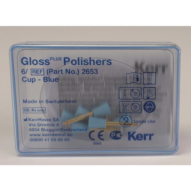 Gloss plus Polierer Kelch, 6 Stück