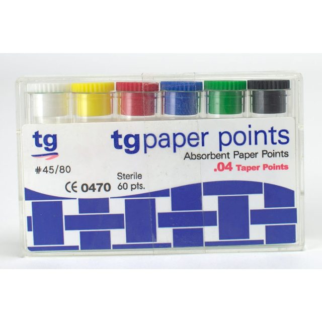 tg.04 Taper Paper Pts. Ass.45-80 60pcs
