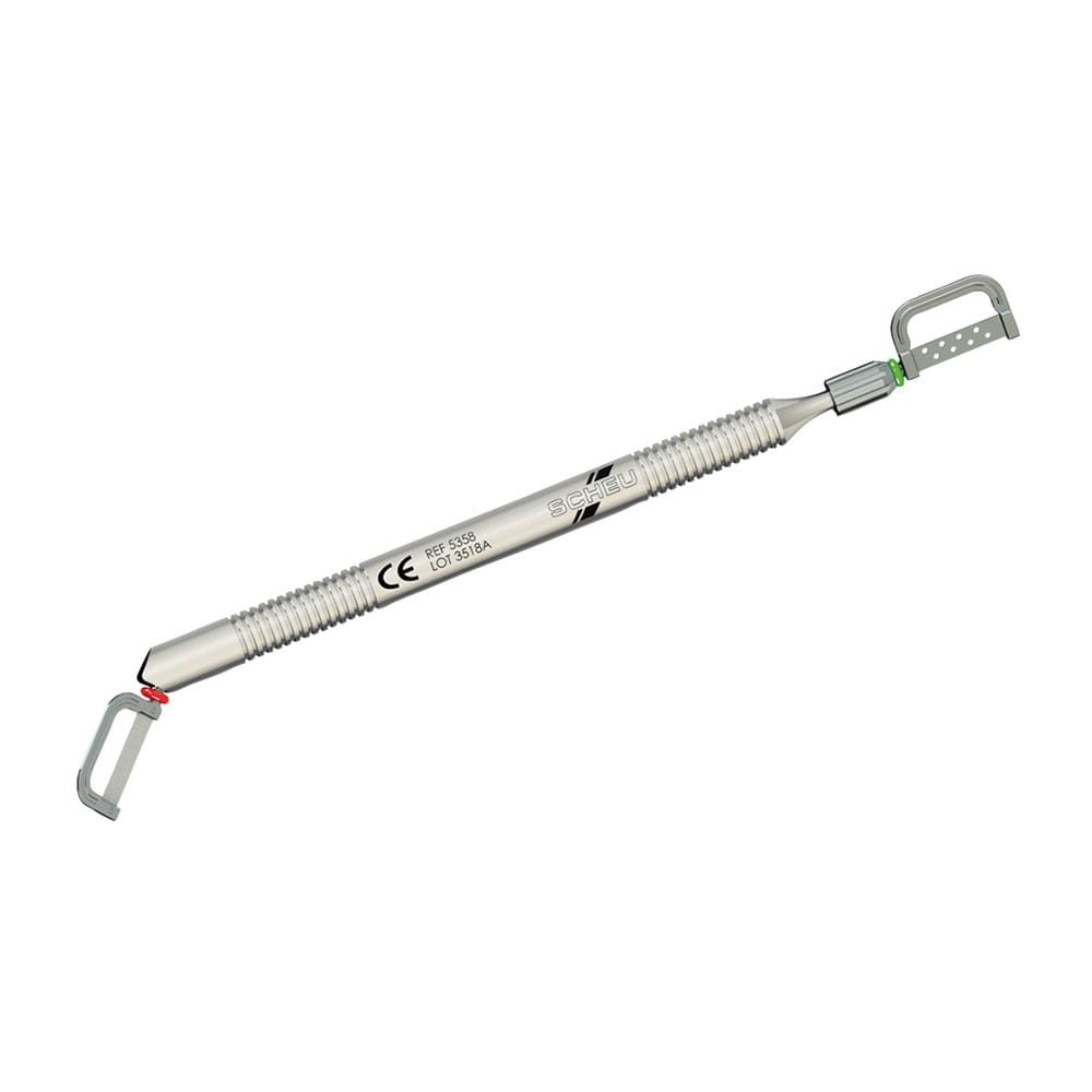 Edelstahlhalter gerade und abgewinkelt, Stück