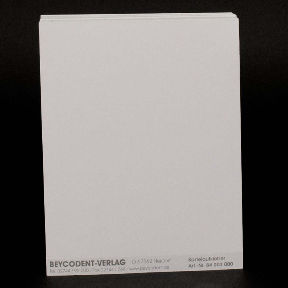 Adressfelder 3000 blanko weiss 200St