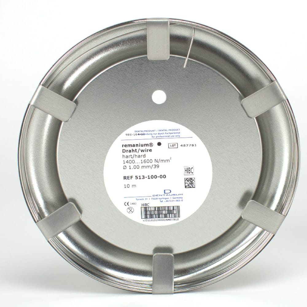 Remanium Draht hart 1,00mm 10mtr