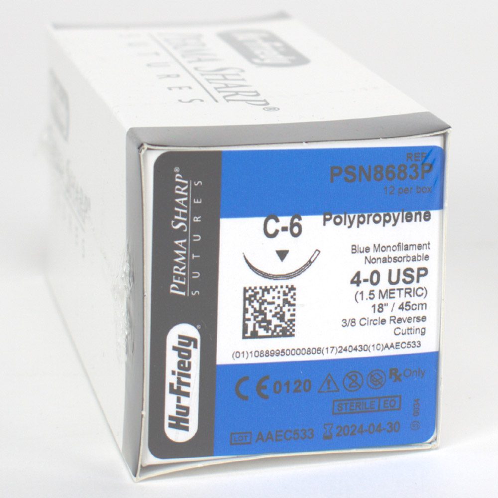 Nahtmaterial Polypropy.4-0 PSN8683P Dtz