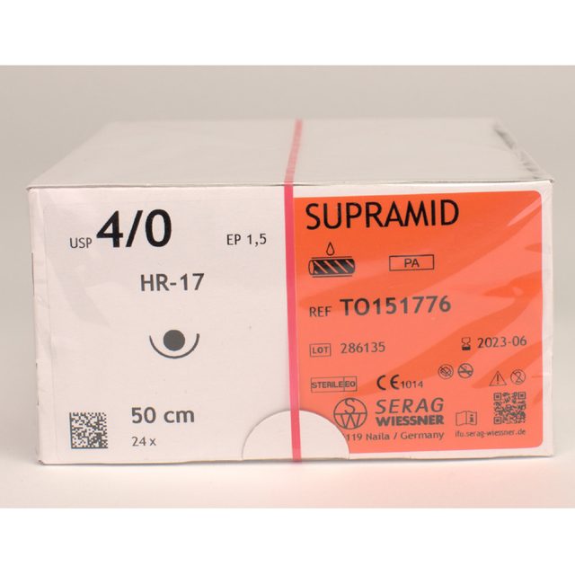 Supramid schwarz HR-17  EP1,5  2Dtz