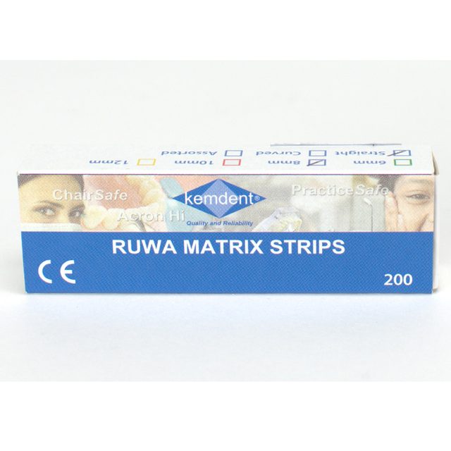 Ruwa Matrix Strips 8mm gerade 200St