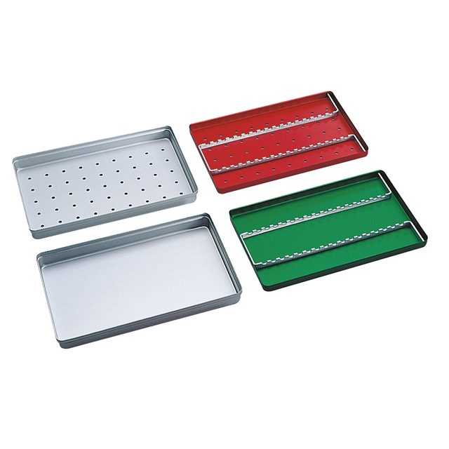 Norm-Tray Boden Alu gelocht silber St