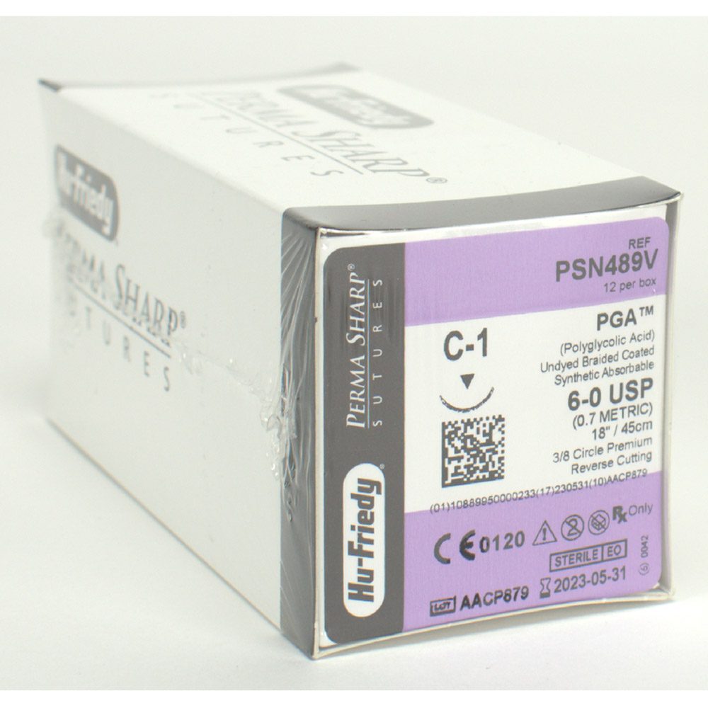 Nahtmaterial PGA 6-0 PSN489V Dtz