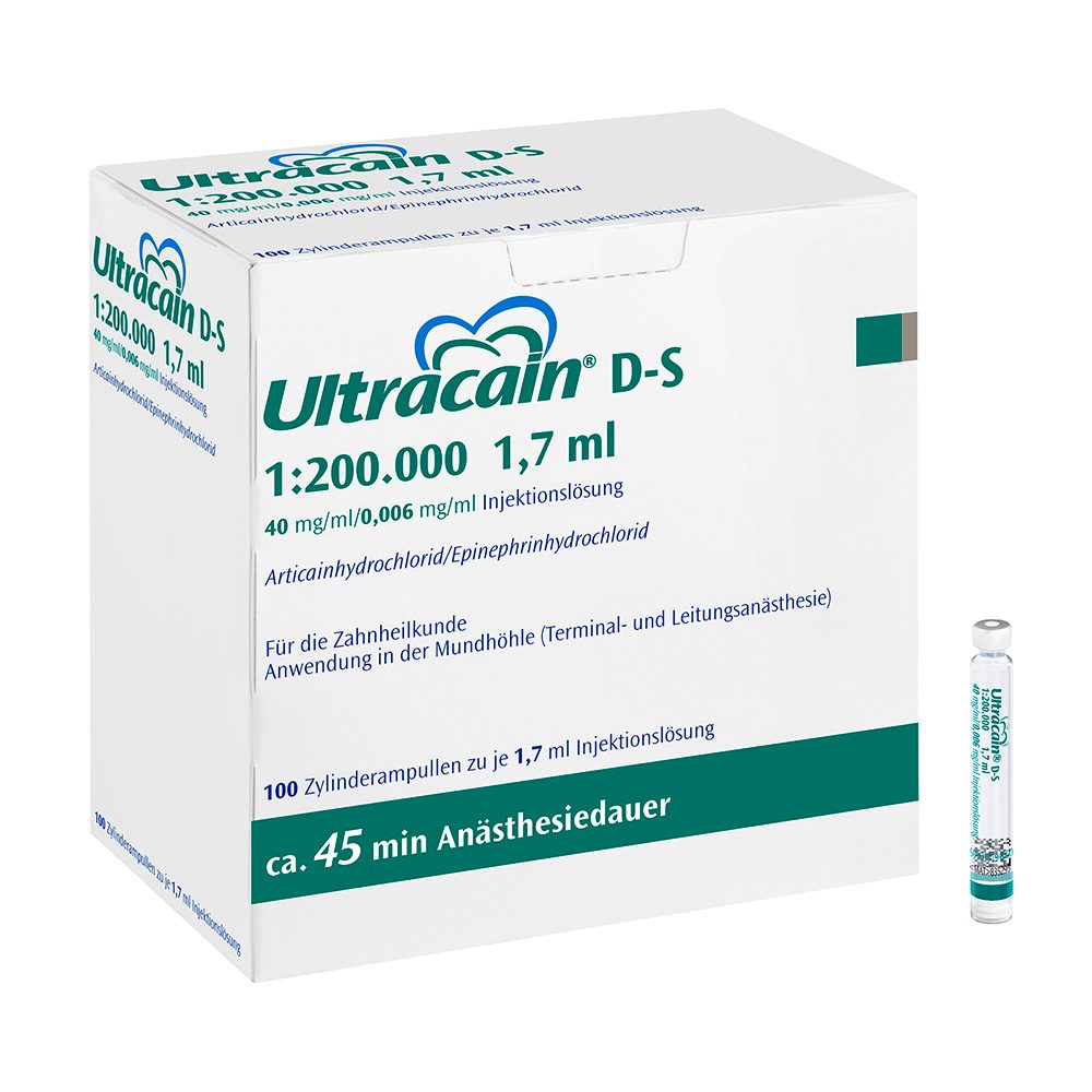 Ultracain D-S 1:200.000 Z.A.100x1,7ml