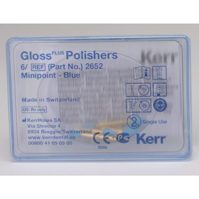 Gloss plus Polierer Minipoint, 6 Stück