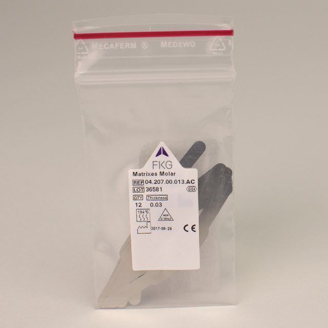 Matrizen FKG 207ET Stahl 0,03   Dtz
