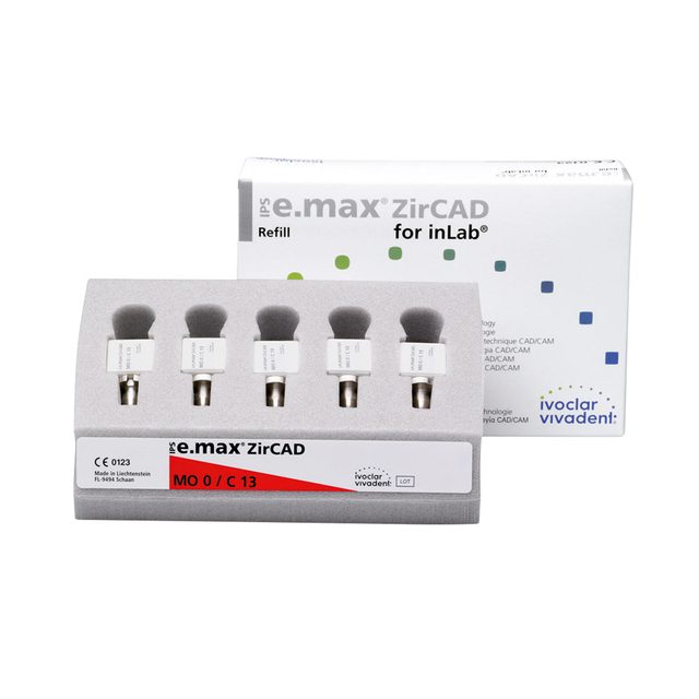 IPS e.max ZirCAD Inlab MO0 C13, 5 Stück