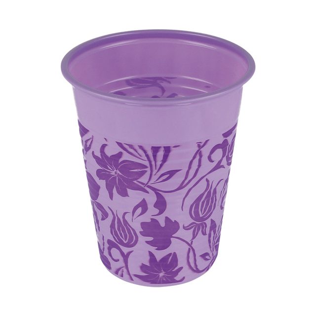 Monoart Trinkb.Flower lila 180ml 1000St