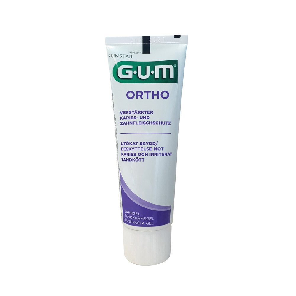 GUM ORTHO Zahngel  6x75ml