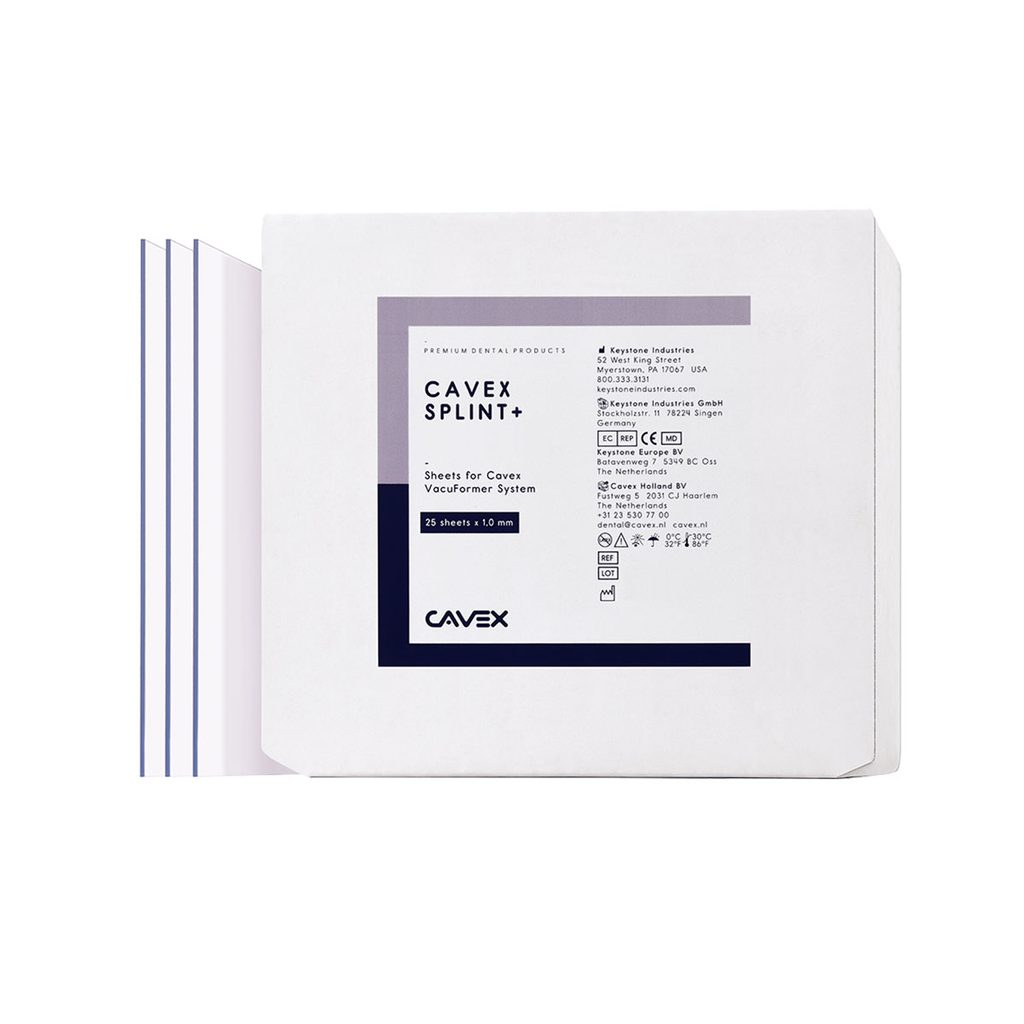 Cavex VF Splint+ Transpa sheet 1mm 25St
