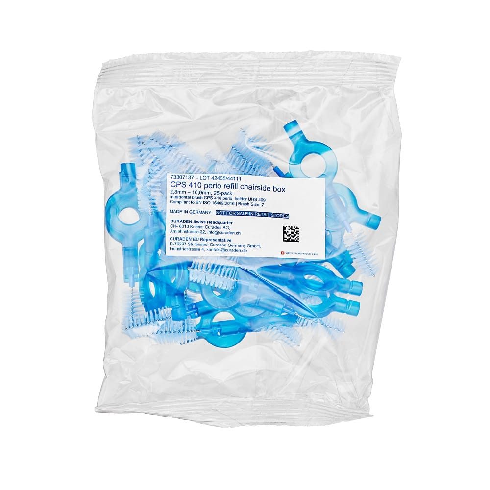 Curaprox Bürsten CPS 410 blau m. UHS 451