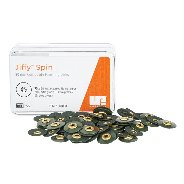 Jiffy Spin Disk 10mm extra coarse  75St