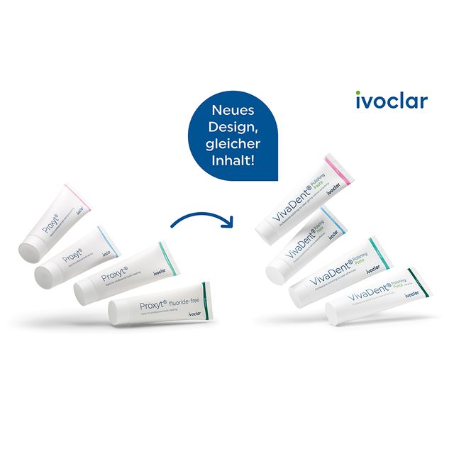 Vivadent Polishing Paste fine mint, 80 g Tube