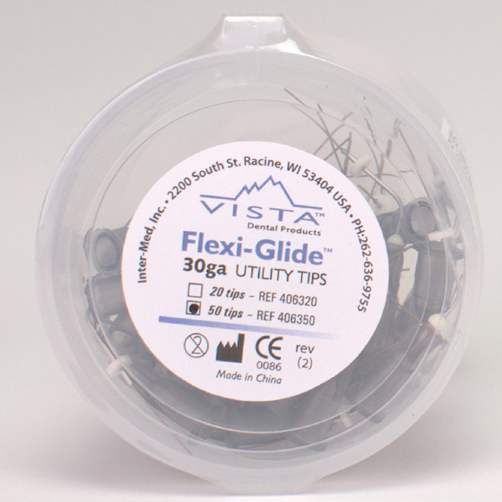 Flexi-Glide Ultility Tips 30ga schw.50St