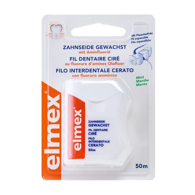 Elmex Zahnseide gewachst 50m Rl