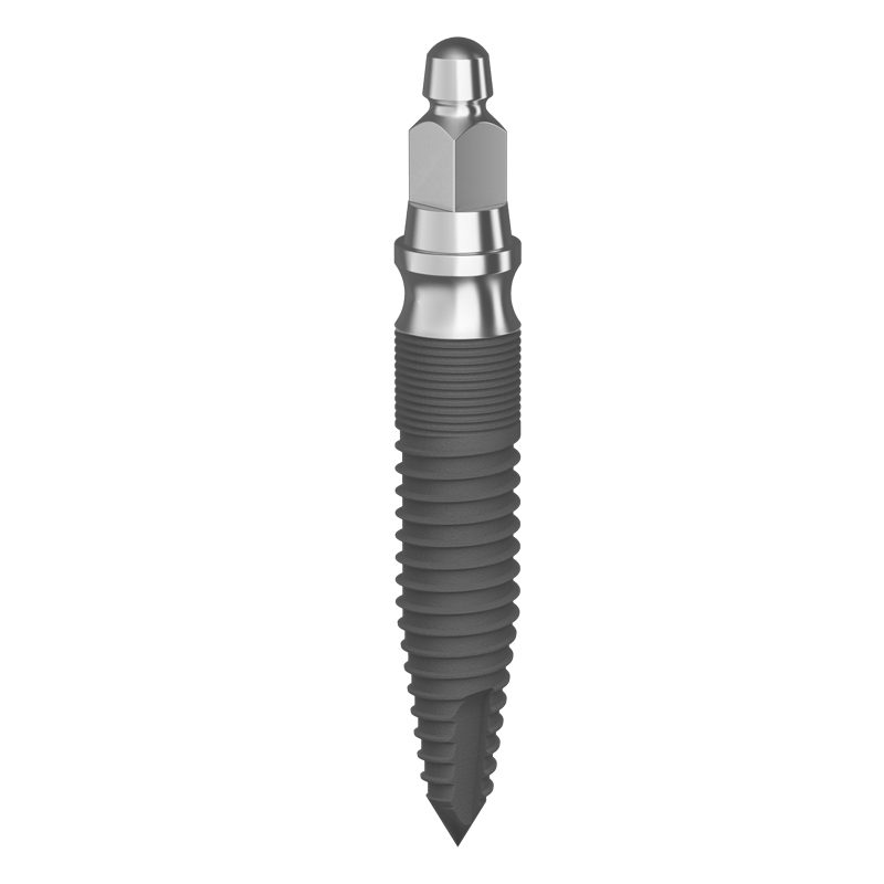 MDI 3,0 mm Hybrid Implantat mit Konuskopf