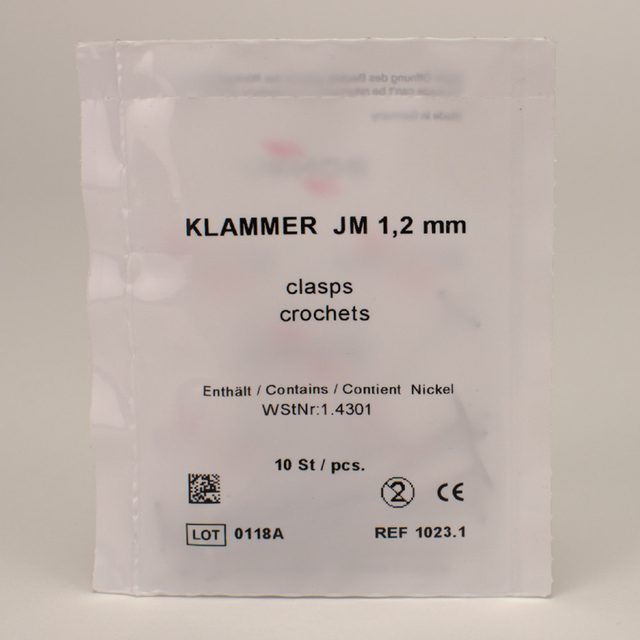 Klammerkreuze JM 1,20 mm, 10 Stück