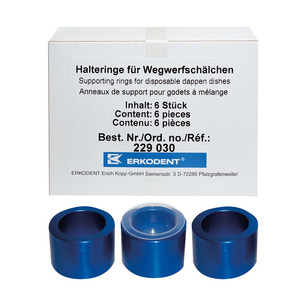 Haltering für Schälchen Erkodent, 6 Stück