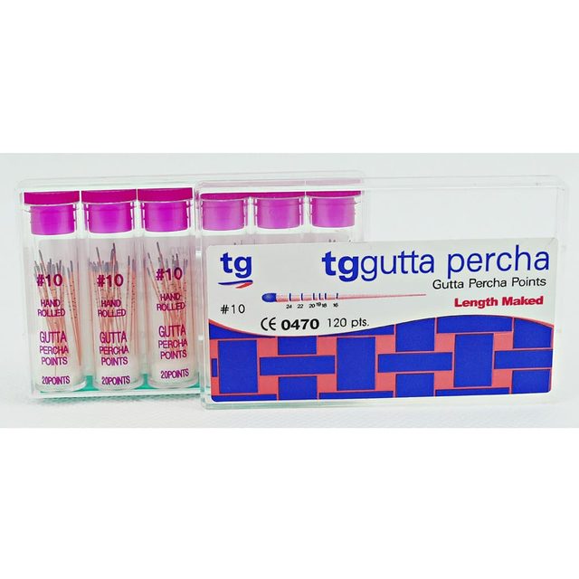 tg Gutta Percha Purple Size 10 120pcs