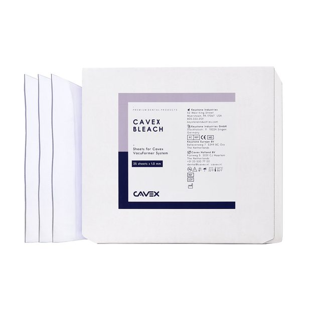 Cavex VF bleach 1,0x125x125mm 25St