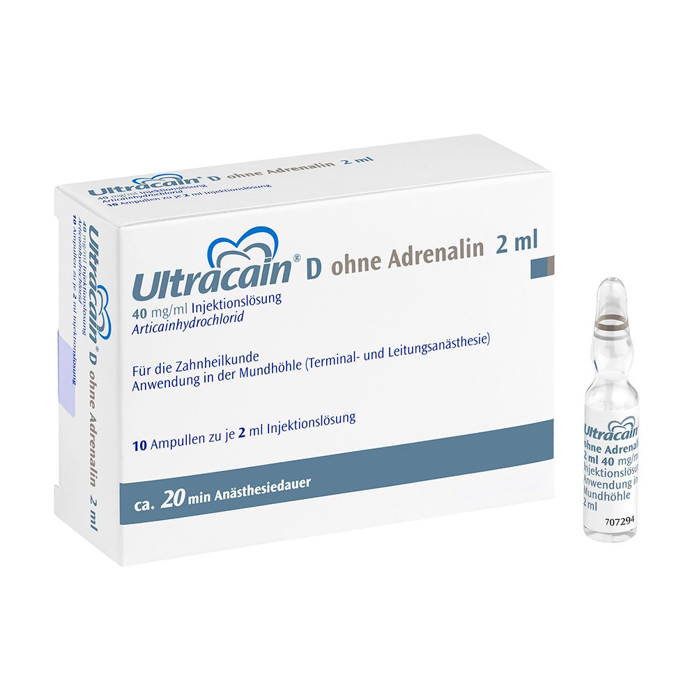 Ultracain D o.Adrenalin Ampullen 10x2ml