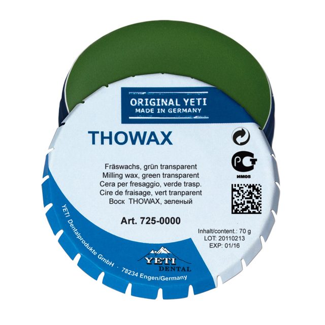 Thowax Fräswachs grün, 70 g