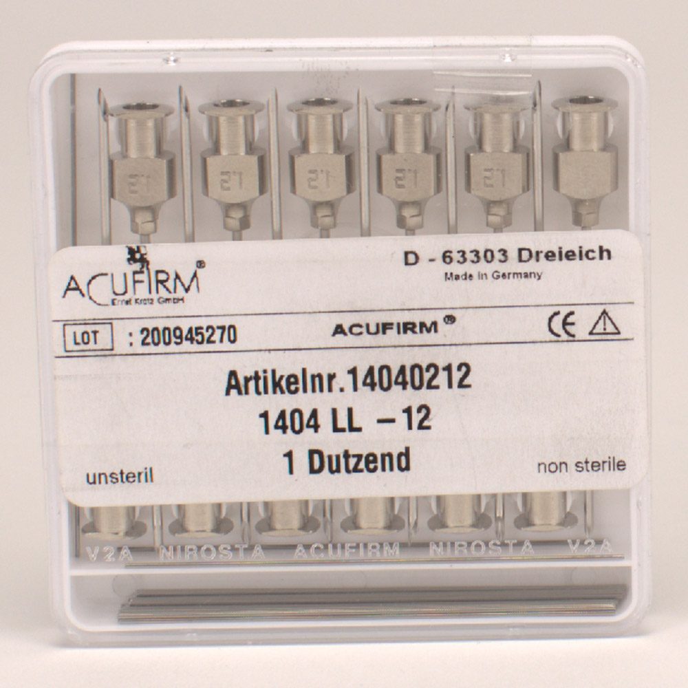 Acufirm Kanülen 1404LL/12      Dtz