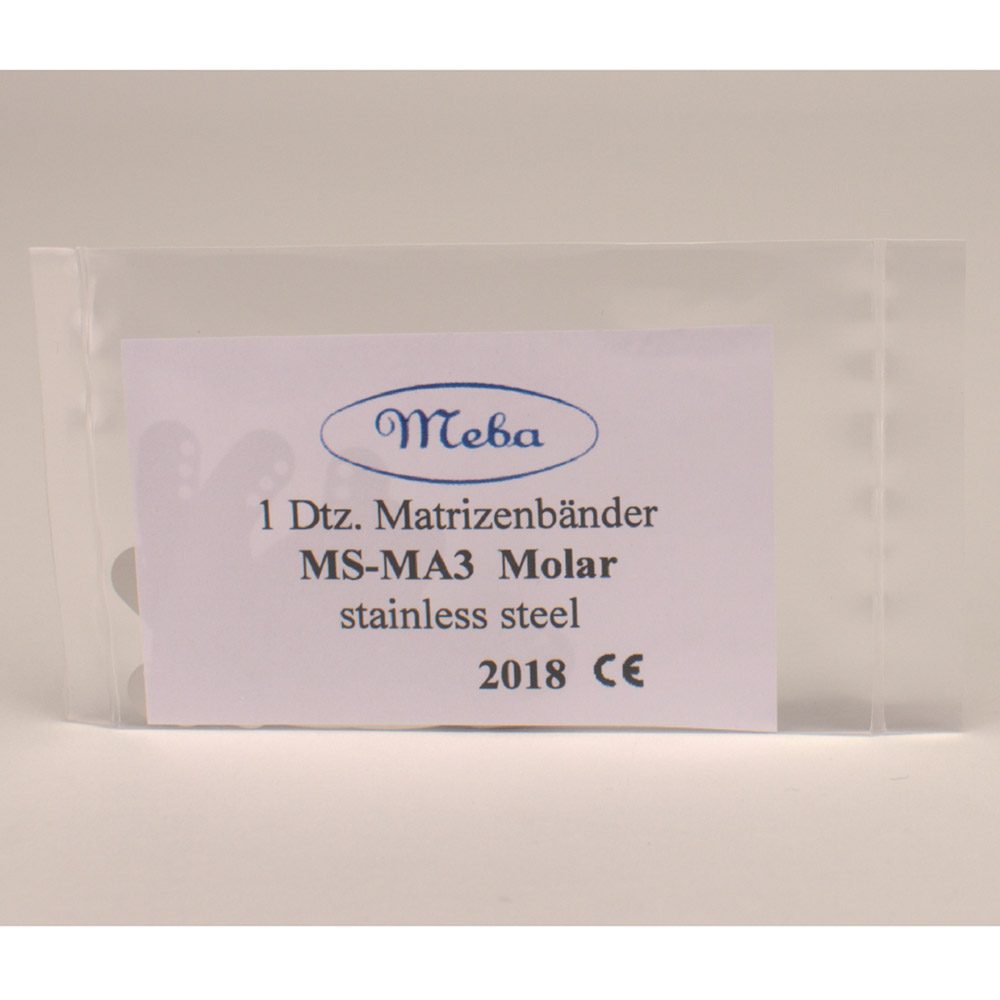 Matrizen Meba gel. Nr. 3 Dtz