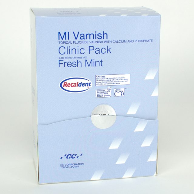 MI Varnish Mint 100x0,4ml/100Bürsten Pa