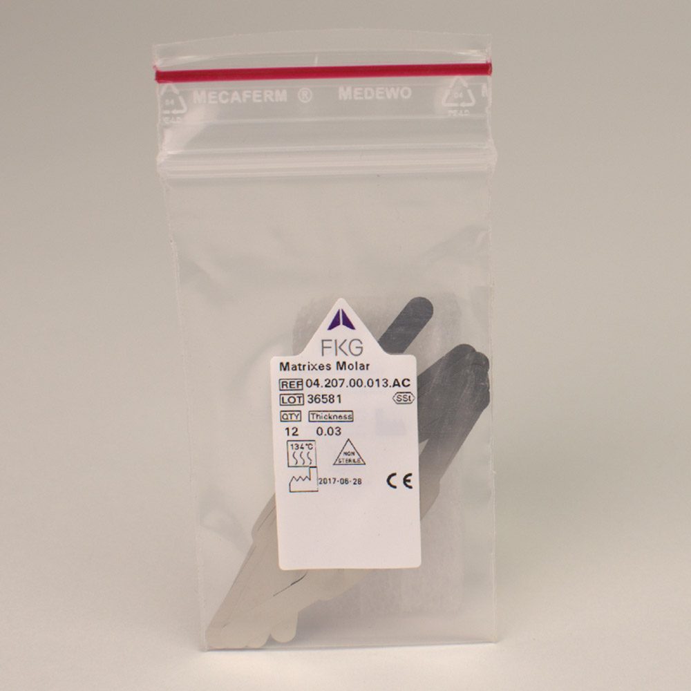Matrizen FKG 207ET Stahl 0,03   Dtz