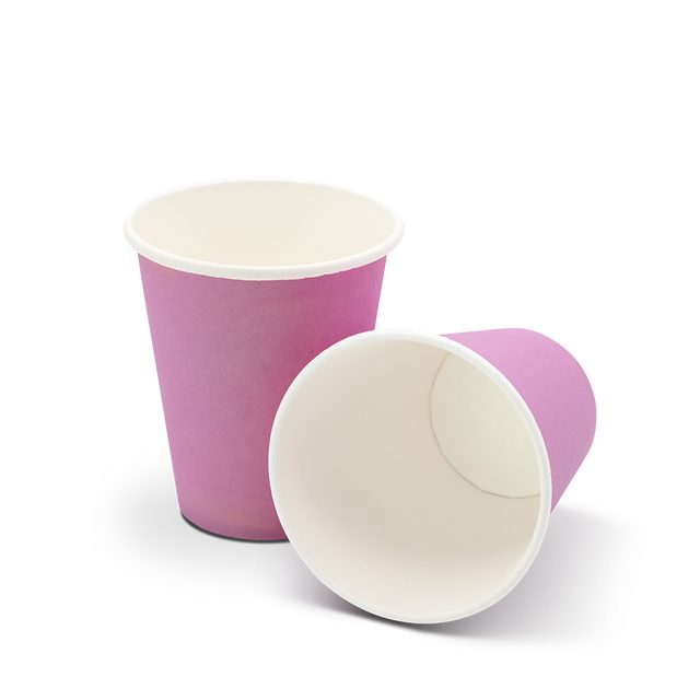 Mundspülbecher Papier 180ml pink