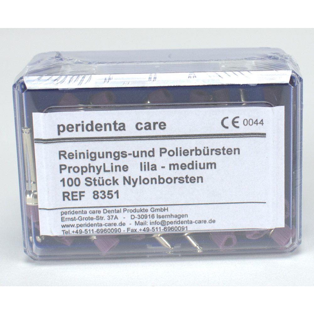 ProphyLine Bürsten medium lila  100St