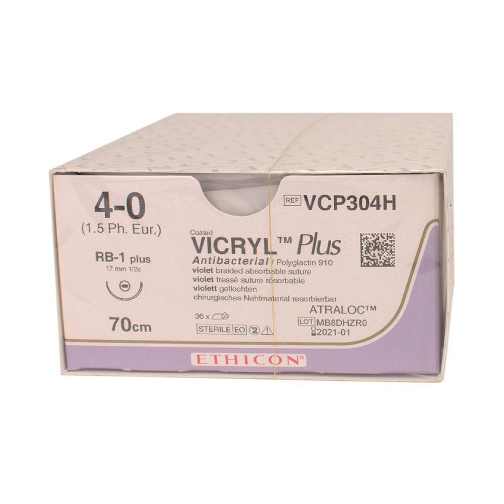 Vicryl Plus violett gefl. 3-0 V5 3Dtz