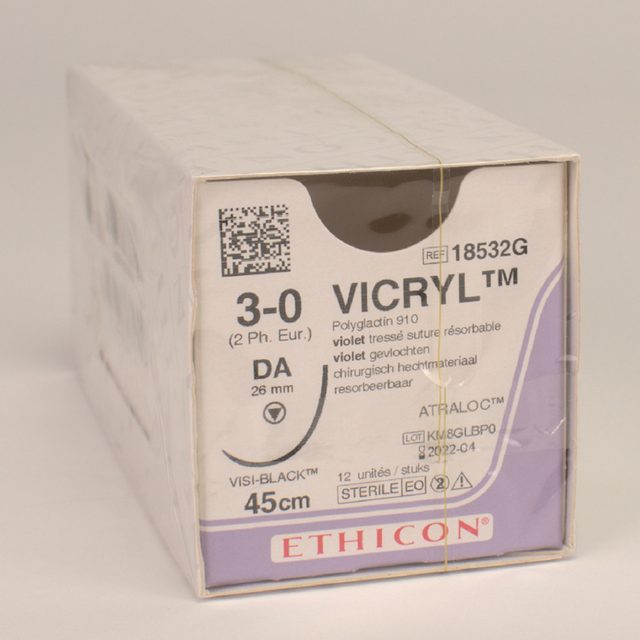 Vicryl violett 3-0/2 DA Black Dtz